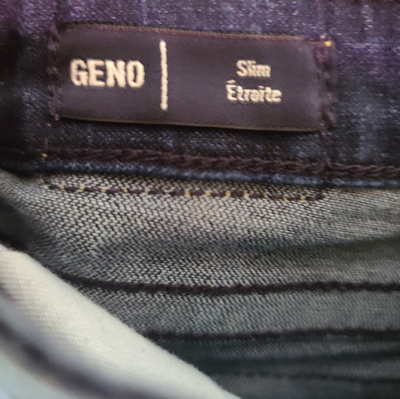 True Religion unisex Slim/skinny straight leg jeans sz12 dark blue - Picture 4 of 7